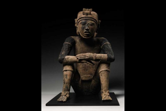 A Large Vera Cruz seated figure, Classic, ca. AD 450-650, of the El Zapotal style A Large Vera Cruz seated figure Classic ca. AD 450 650 of the El Zapotal style 580x388 African, Oceanic and Pre Columbian Art Announced at Sothebys