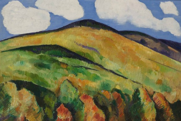 Marsden Hartley 1877 1943 Mountains No. 22 585x391 Sothebys Sale of American Paintings to be Held in December