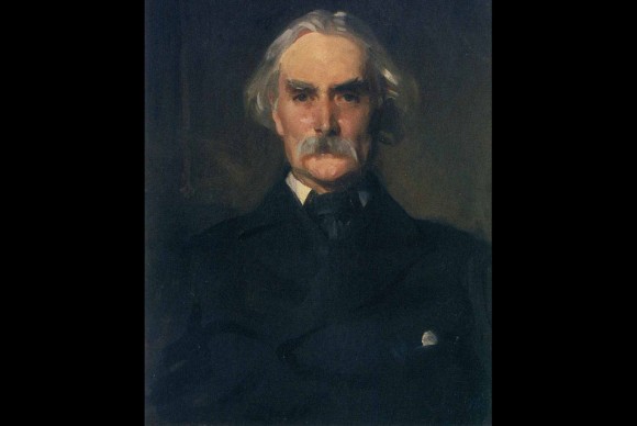 John Singer Sargent 1856 1925 Portrait of Charles Napier Hemy 1905 580x388 Sargent Portrait of Falmouth Artist Gathers Charity Support