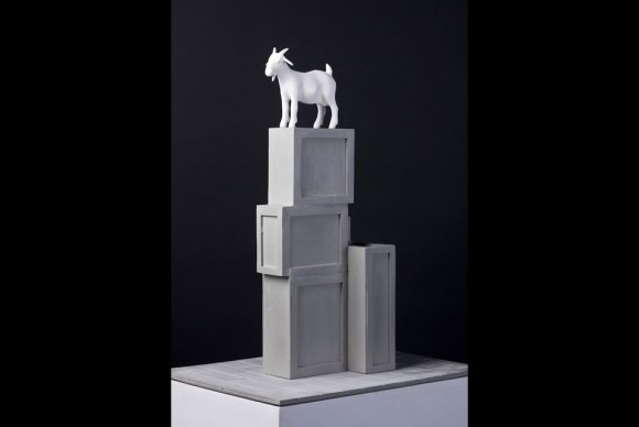 I Goat will go on display in Bishops Square Spitalfields this October for 18 months 580x388 Kenny Hunters I Goat Wins 45,000 Spitalfields Sculpture Prize