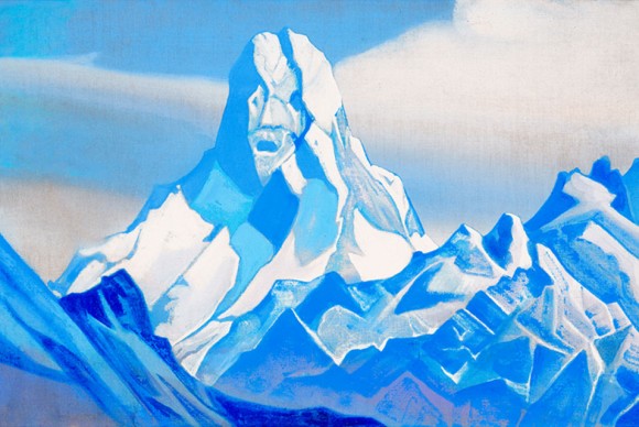 Nicholas Roerich Icy Sphinx 580x388 National Gallery of Modern Art Showcases Paintings by Celebrated Russian Artist Nicholas Roerich