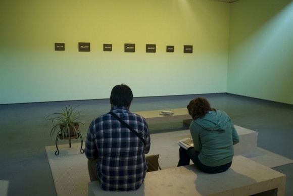 Inasmuch as it presents an account of such modulated acts of reception 580x388 San Francisco Art Institute Presents On Kawara: Pure Consciousness at 19 Kindergartens 