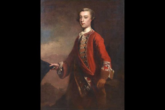 A portrait of General James Wolfe the soldier from Kent who conquered Canada sold to a Canadian buyer for £400800 580x388 General James Wolfe Triumphs Again, Painting Sells for 400,000 Pounds