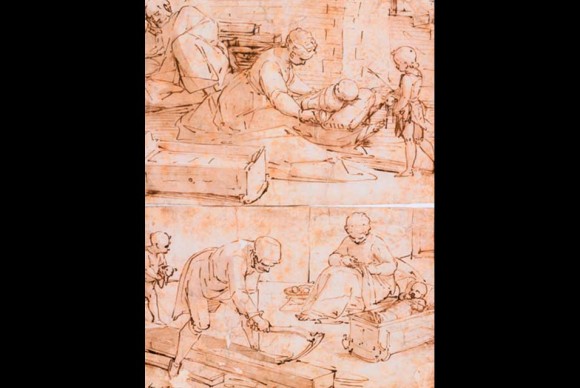 Luca Cambiaso Holy Family 580x388 Lady Lever Art Gallery Announces Old Master Drawings Exhibition