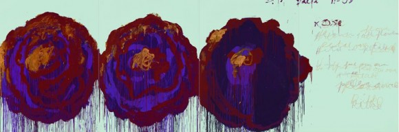 Cy Twombly The Rose IV 2001 580x192 Larry Gagosian to Present Masterpieces from His Private Collection