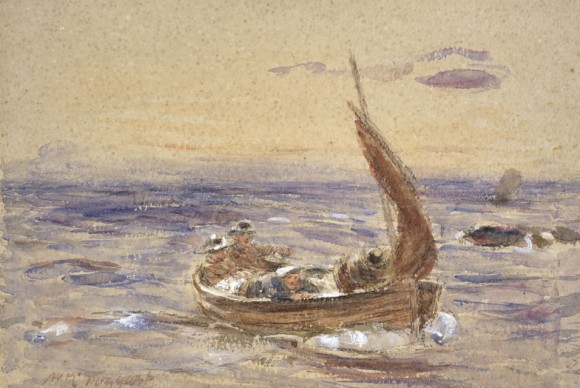 William McTaggart Study for the Painting ‘Dawn at Sea. Homewards’ 580x388 National Galleries of Scotland to Celebrate the Work of William McTaggart