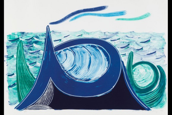 David Hockney The Wave A lithograph 1990 580x388 20th Century Master Prints from the Dreier LLP Collection at Phillips de Pury & Co.