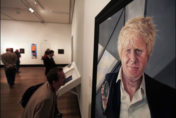 A painting of Londons Mayor Boris Johnson by artist Helen Masacz 580x388 The National Portrait Gallery Announces the Call for Entries for the BP Portrait Award 2011