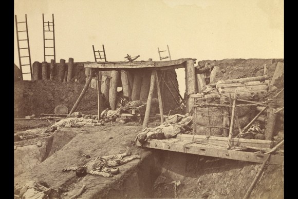 Felice Beato Angle of North Taku Fort at which the French entered 580x388 Getty Museum Displays First Survey of Felice Beatos Long and Varied Photography Career