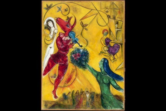 Marc Chagall Dance 1950‐52 La danse 1950‐52 580x388 AGO Partners with Centre Pompidou to Bring Masterworks by Chagall, Kandinsky to Toronto