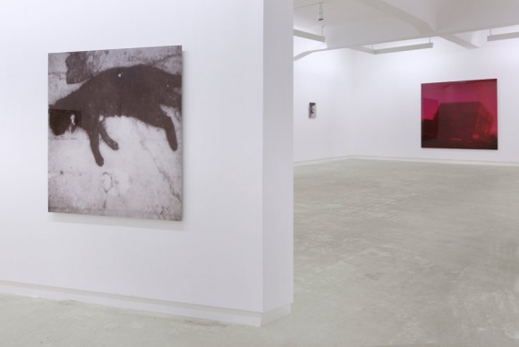 Installation view at Galerie Michael Janssen 580x388 Charif Benhelimas First Exhibition in Berlin Opens at Galerie Michael Janssen