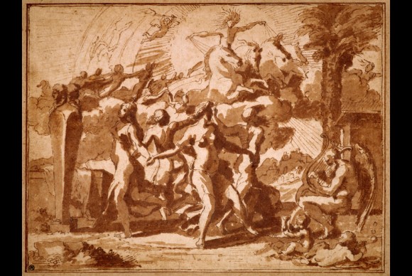 Nicolas Poussin A Dance to the Music of Time 580x388 Exhibition of French Drawings from Poussin to Seurat at the National Galleries in Scotland