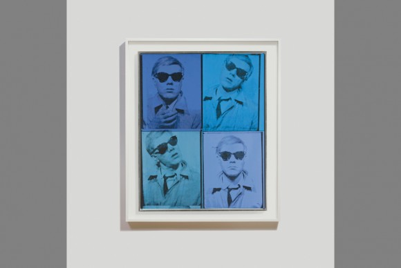 Andy Warhols Self Portrait is pictured in this undated handout photo 580x388 Andy Warhol Painting Bought for $1,600 Could Fetch $30 Million at Christies Sale