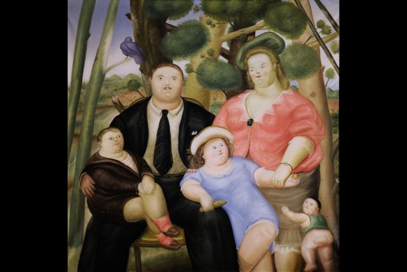 Fernando Botero A Family. Oil on canvas 580x388 Colombian Master Fernando Botero to Offer Solo Sale at Sothebys in New York