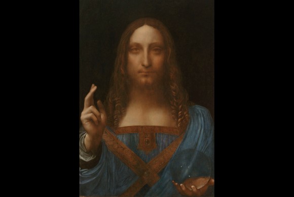 Leonardo da Vinci 1452 1519 Salvator Mundi 580x388 Da Vinci Discovered: Painting Gains Attribution After Careful Scholarship and Conservation