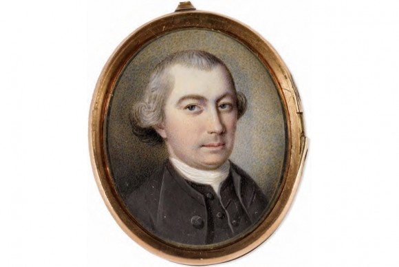 Charles Willson Peale Amer ican 1741 1827 Portrait of John Beale Bordley 580x388 Exquisite Charles Willson Peale miniature portraits for sale at Heritage Auctions