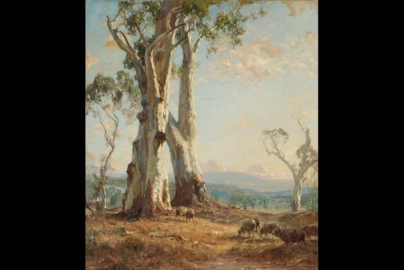 Hans Heysen 1877–1968 Morning light 580x388 National Gallery of Australia announces major new acquisition: Hans Heysens Morning