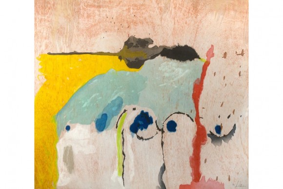 Helen Frankenthaler American born 1928 Tales of Genji 580x388 In Living Color vivid post impressionist works highlight Bonhams October prints auction