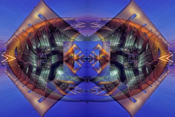 The resulting images suggest the surreal settings of Maurice Escher prints 580x388 Architectural photographer Kenneth M. Wyner will debut two exhibitions in Fall at AIA