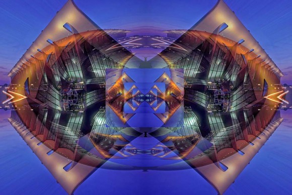 The resulting images suggest the surreal settings of Maurice Escher prints 580x388 Architectural photographer Kenneth M. Wyner will debut two exhibitions in Fall at AIA