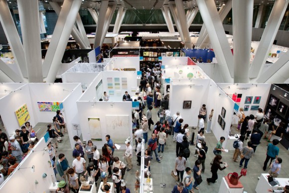The fair will have an expanded venue taking up the whole area of the Tokyo International Forum Exhibition Hall 580x388 Art Fair Tokyo 2012 expands its venue, taking up all of the Tokyo International Forum Exhibition Hall