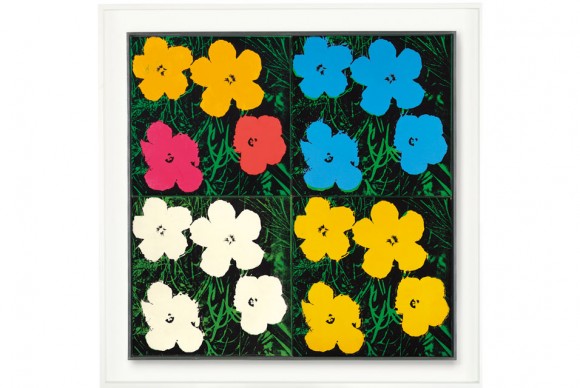 Andy Warhol Flowers 1964 580x388 The Collection of Celeste and Armand Bartos to be offered at Christies during 2013