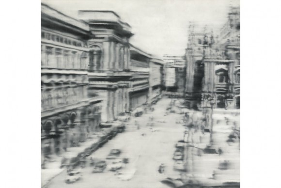 Gerhard Richter Domplatz Mailand. Oil on canvas 108x114 in 580x388 Photo realist masterwork by Gerhard Richter to lead Sothebys Evening Sale of Contemporary Art on 14 May