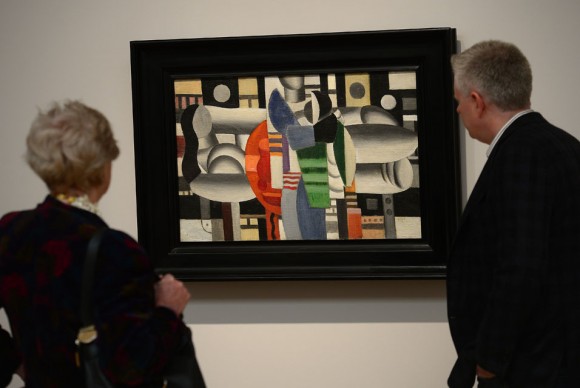 Sothebys presents highlights from its Spring Evening Sale of Impressionist & Modern Art Trois femmes a la table rouge by Fernand Leger a painting owned by US singer Madonna 580x388 Sothebys presents highlights from its Spring Evening Sale of Impressionist & Modern Art