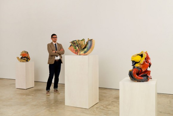 Installation view. Photo Courtesy Cheim Read New York 580x388 Exhibition of new ceramic works by Lynda Benglis opens at Cheim & Read in New York