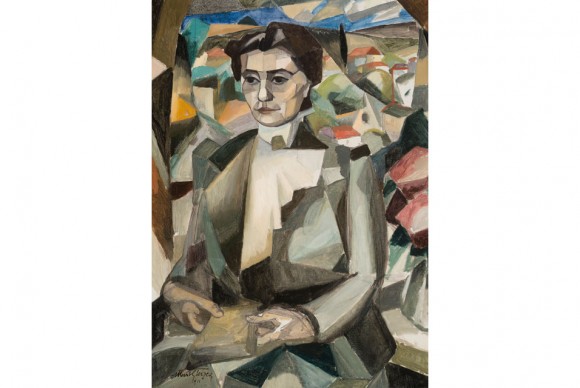 Portrait of Madame H. M. Barzun by Albert Gleizes 1881 1953 580x388 McNay Art Museum in San Antonio adds early Cubist painting by Albert Gleizes to collection