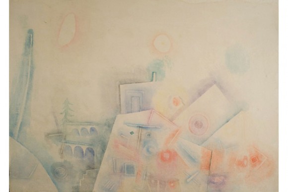 Rediscovered Klee watercolor 580x388 The Speed Art Museum unveils a hidden treasure in their permanent collection